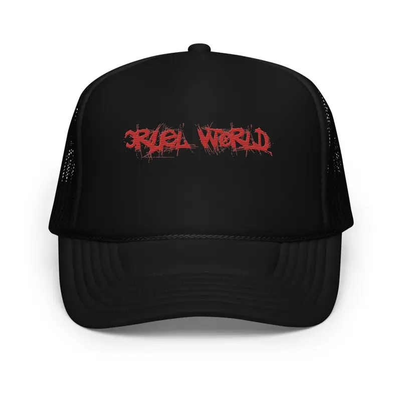 CRUEL WORLD TRUCKER HAT 